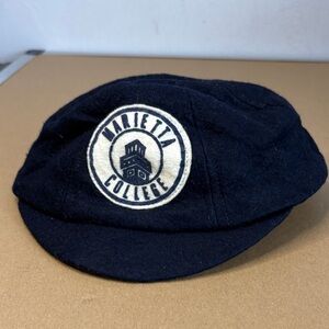 VINTAGE 1950s Marietta College Freshman "DINK" Beanie Cap Wool Felt Erwin Hall